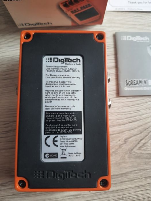 Digitech DHH Hot Head Analog Distortion gitara elektryczna