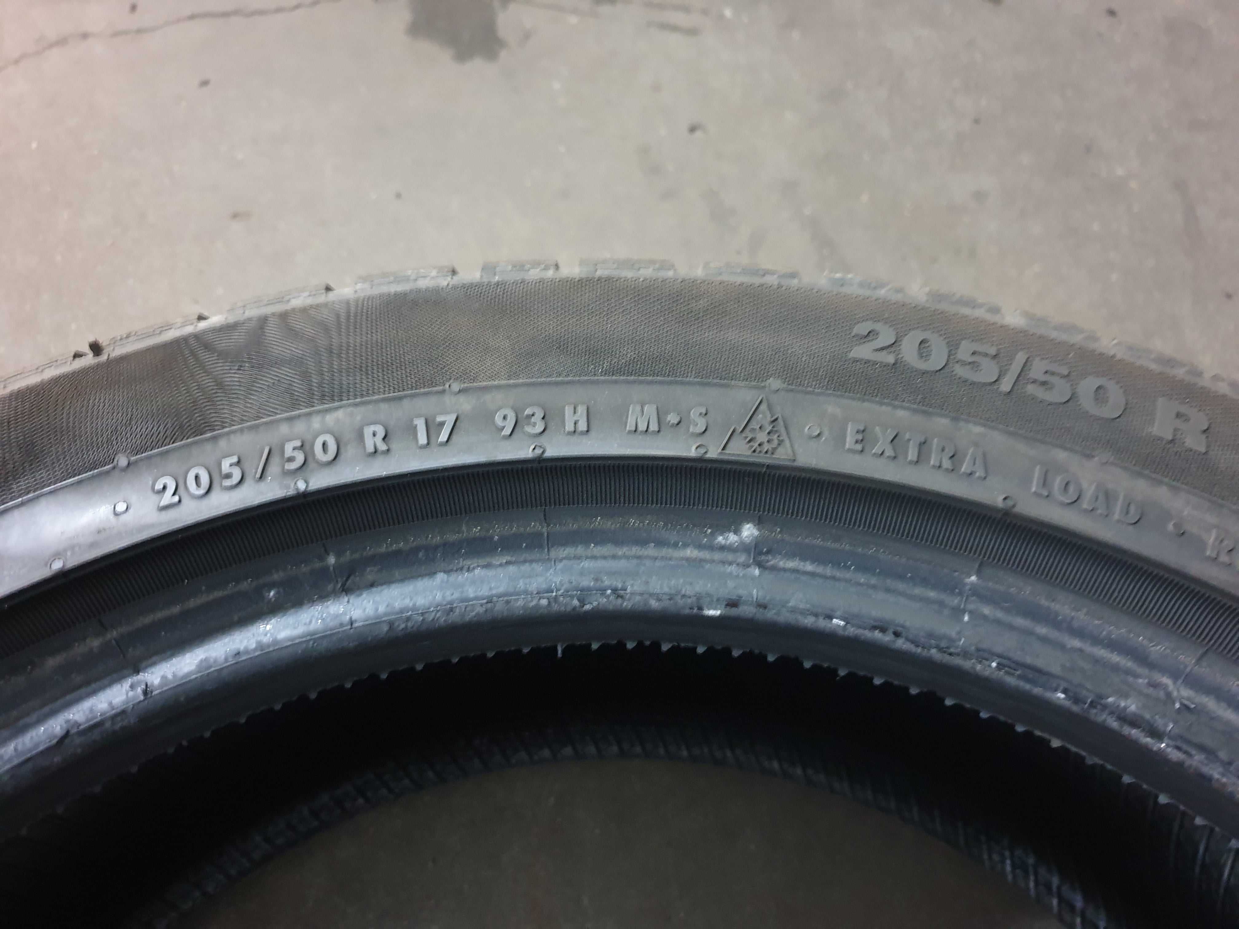 2 Szt 205/50 R17 93H Continental Conti Winter Contact TS 830P - 2020r