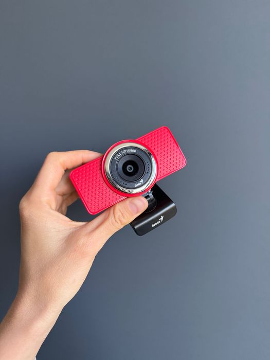 Веб-камера Genius ECam 8000 Red Full HD 1080P