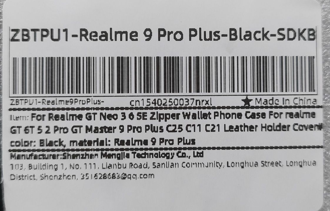 Realmy 9 pro plus etui