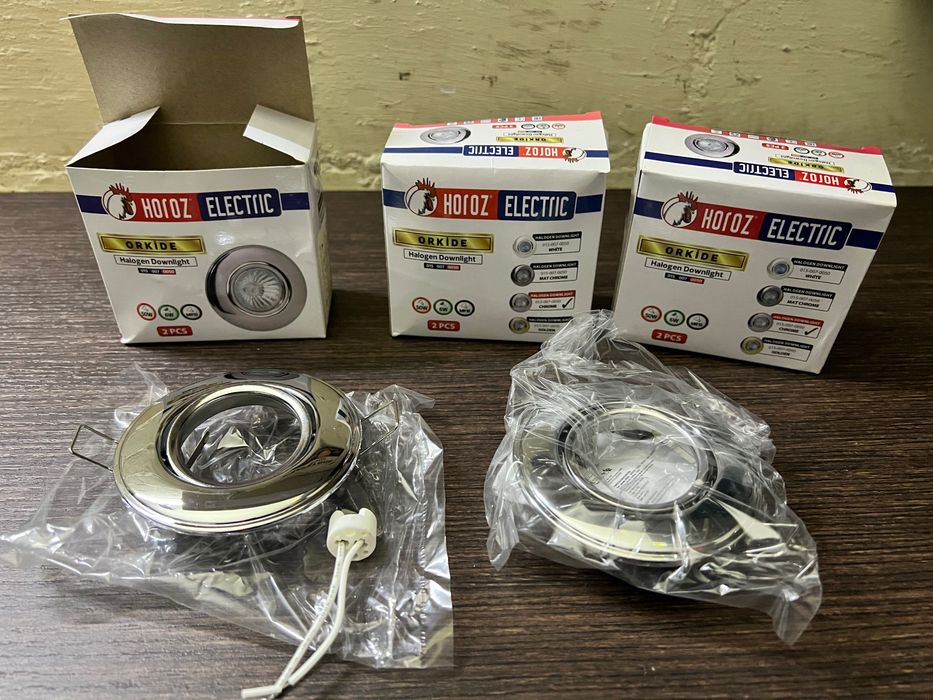 Oprawy sufitowe ORKIDE HL750 CHROME 01209 IDEUS 6szt.