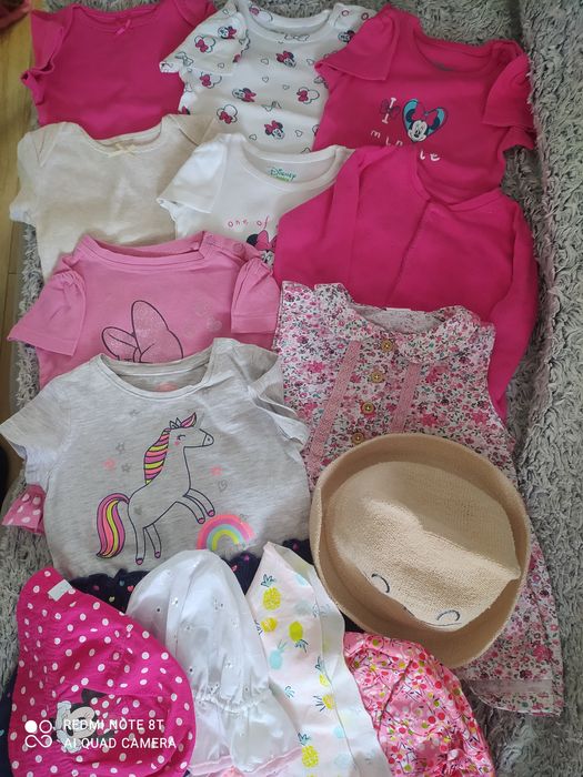Paka ubrań dziecięcych/ niemowlęcych rozmiar 74, firmy Smyk, Disney