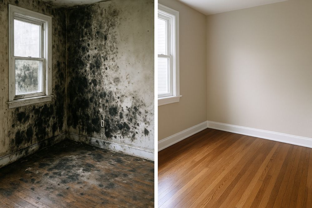 Професійне видалення грибка, плісняви та усунення неприємних запахів!