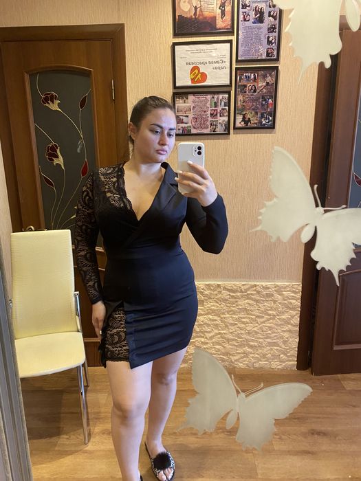 Сексуальна чорна сукня платье