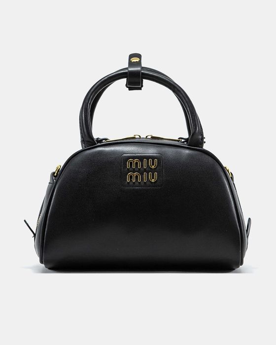 Сумка Miu Miu Leather Top Handle Black LUXE