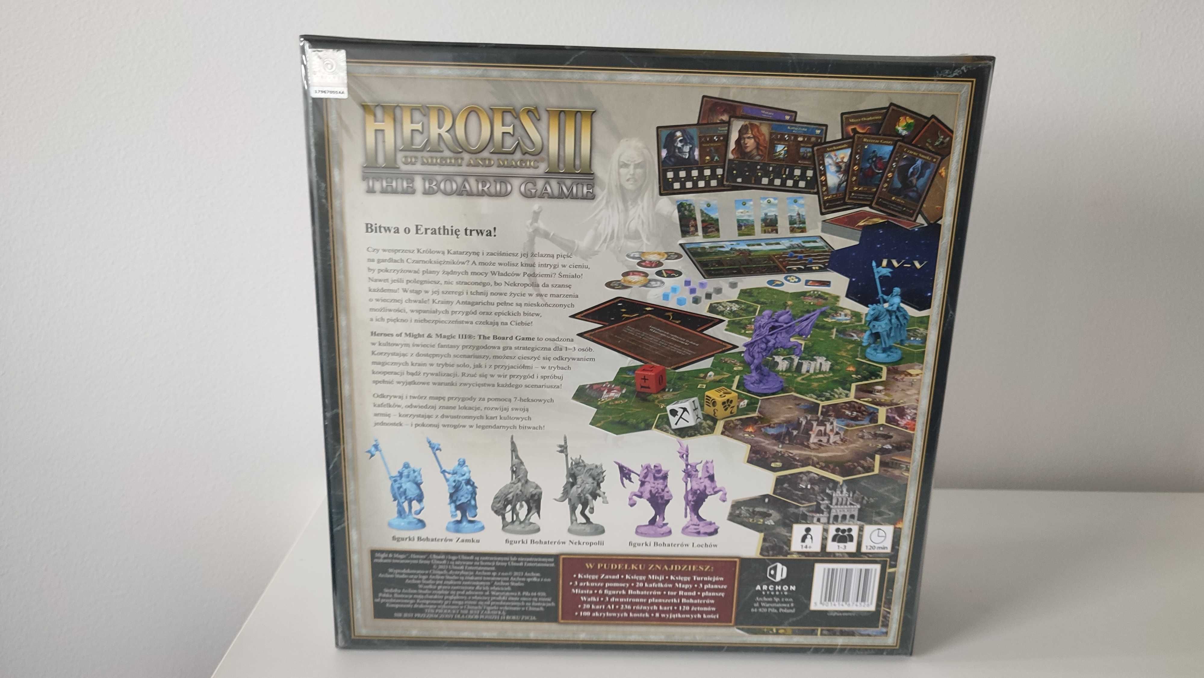 Heroes of might and magic 3 Gra Planszowa NOWA