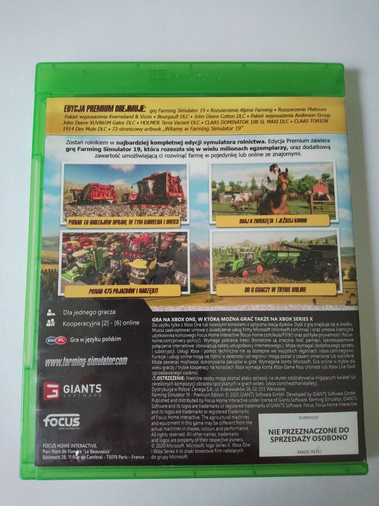Gra Farming Simulator 19 Xbox one