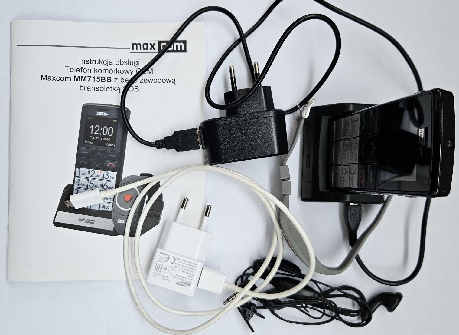 Telefon MAXCOM MM715BB z SOS