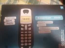 Telefone sem fios Sagemcom D210 (nunca usado)