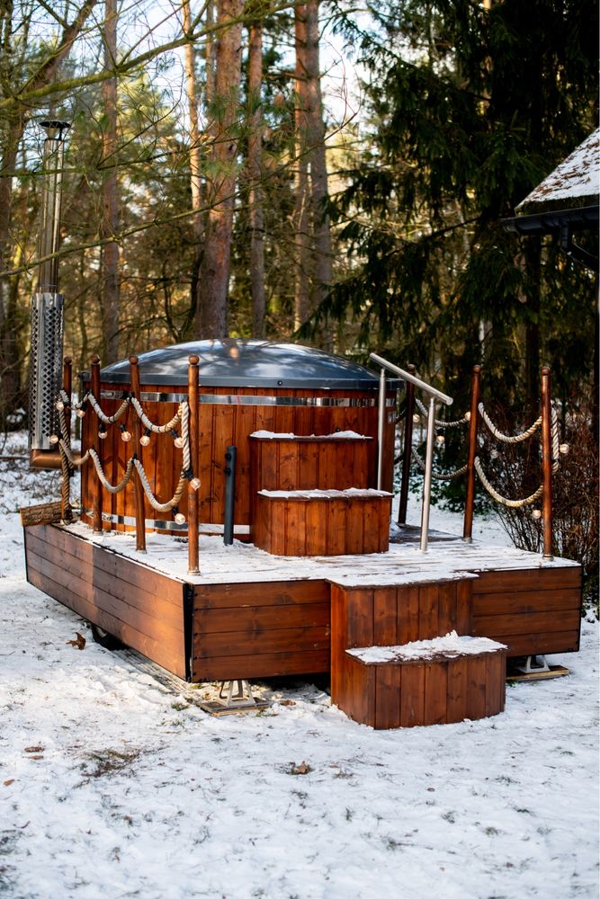 Balia u Ciebie-mobilna balia, ruska bania, jacuzzi, wanna spa, wynajem