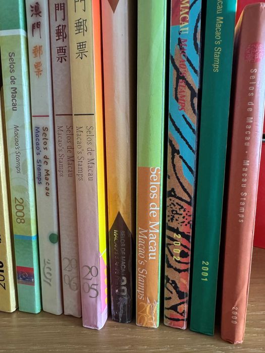 Livros Selos Anuais Macau de 2000  a 2013