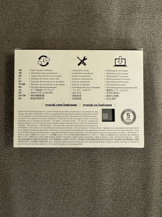 Crucial PCIe 4.0 NVMe M2 SSD 1 TB