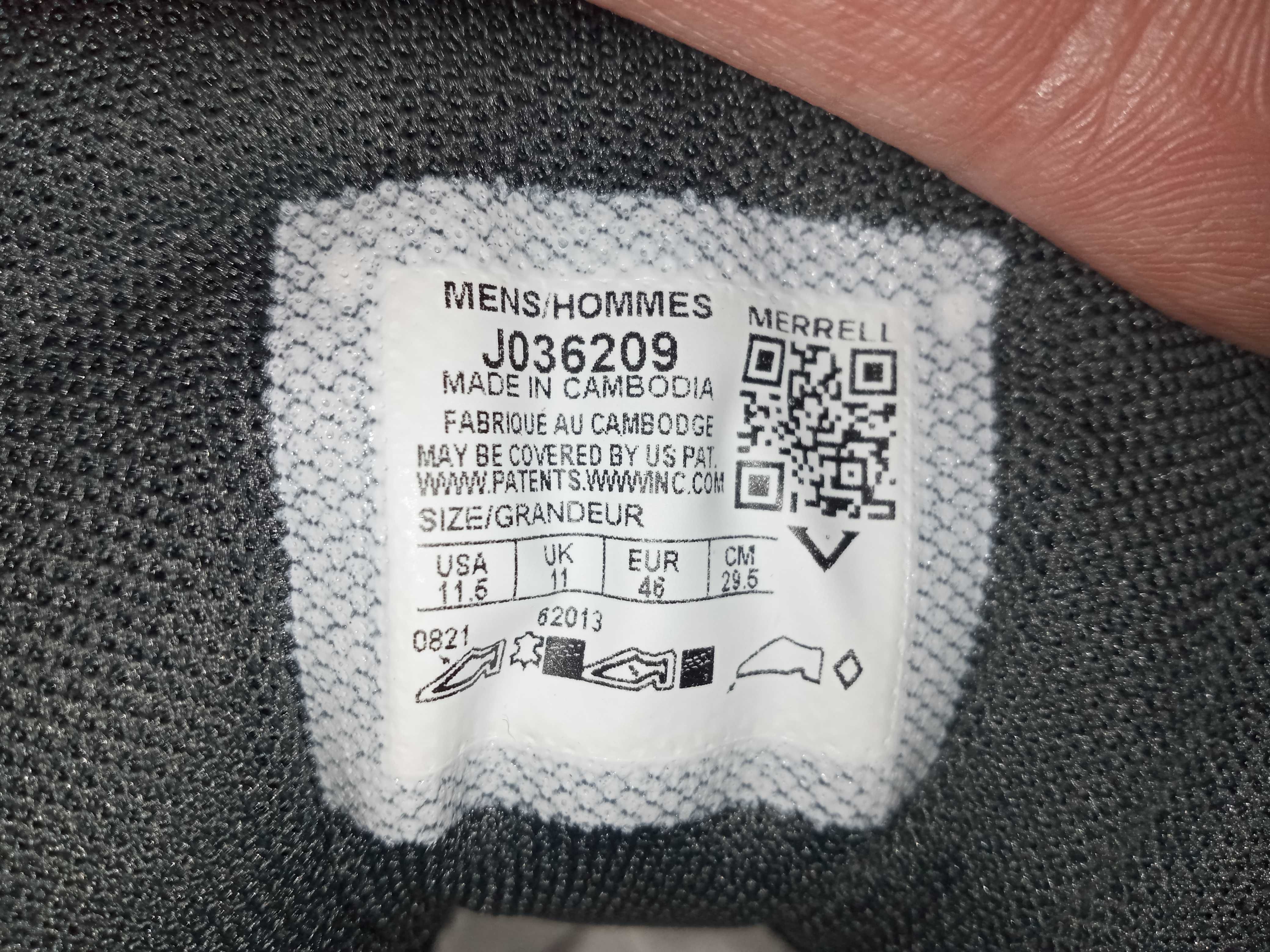 НОВЫЕ !  Кроссовки Merrell gore-tex 45 размер 29 - 29,5 см