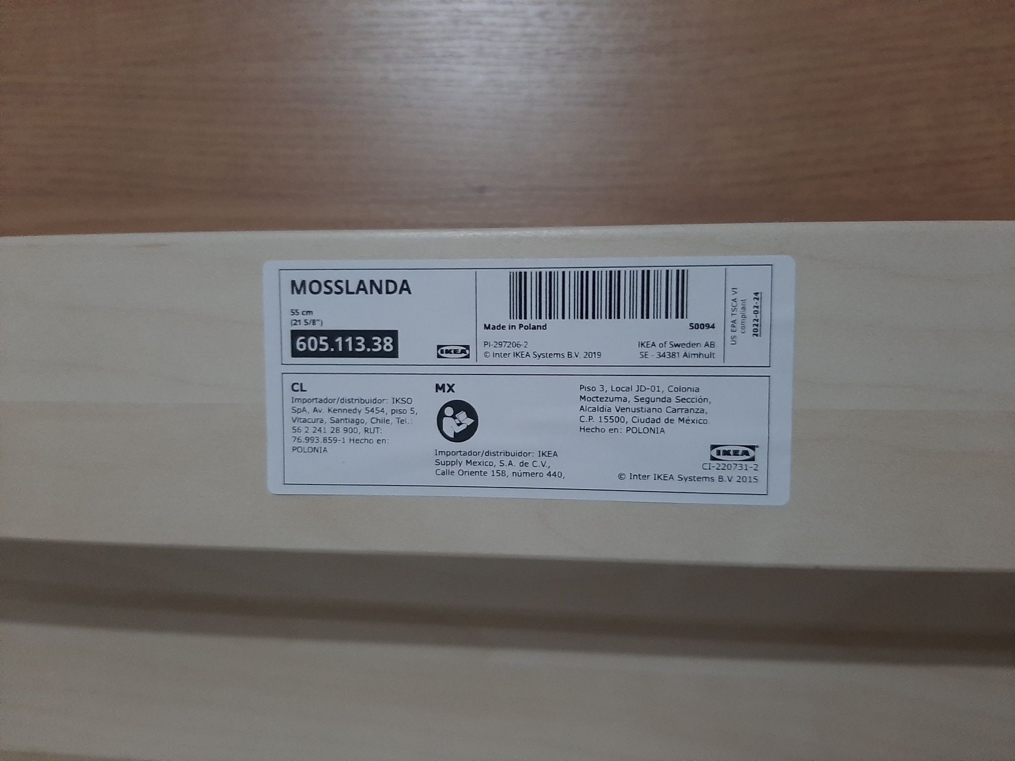 Prateleiras para Molduras Ikea Mosslanda