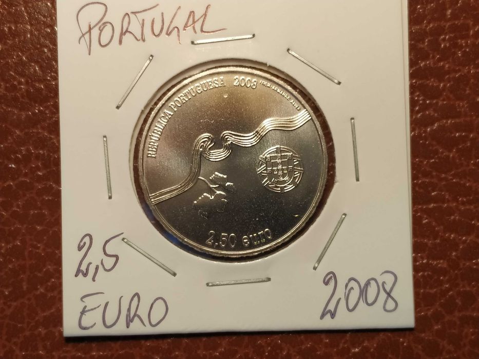 A140 Moeda de 2,5 euro de 2008 Unesco Alto Douro Vinhateiro