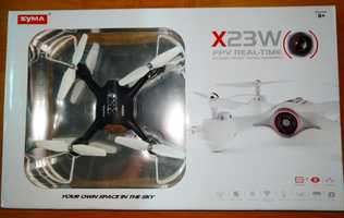NOWY dron SYMA X23W komplet uszkodzone opakowanie