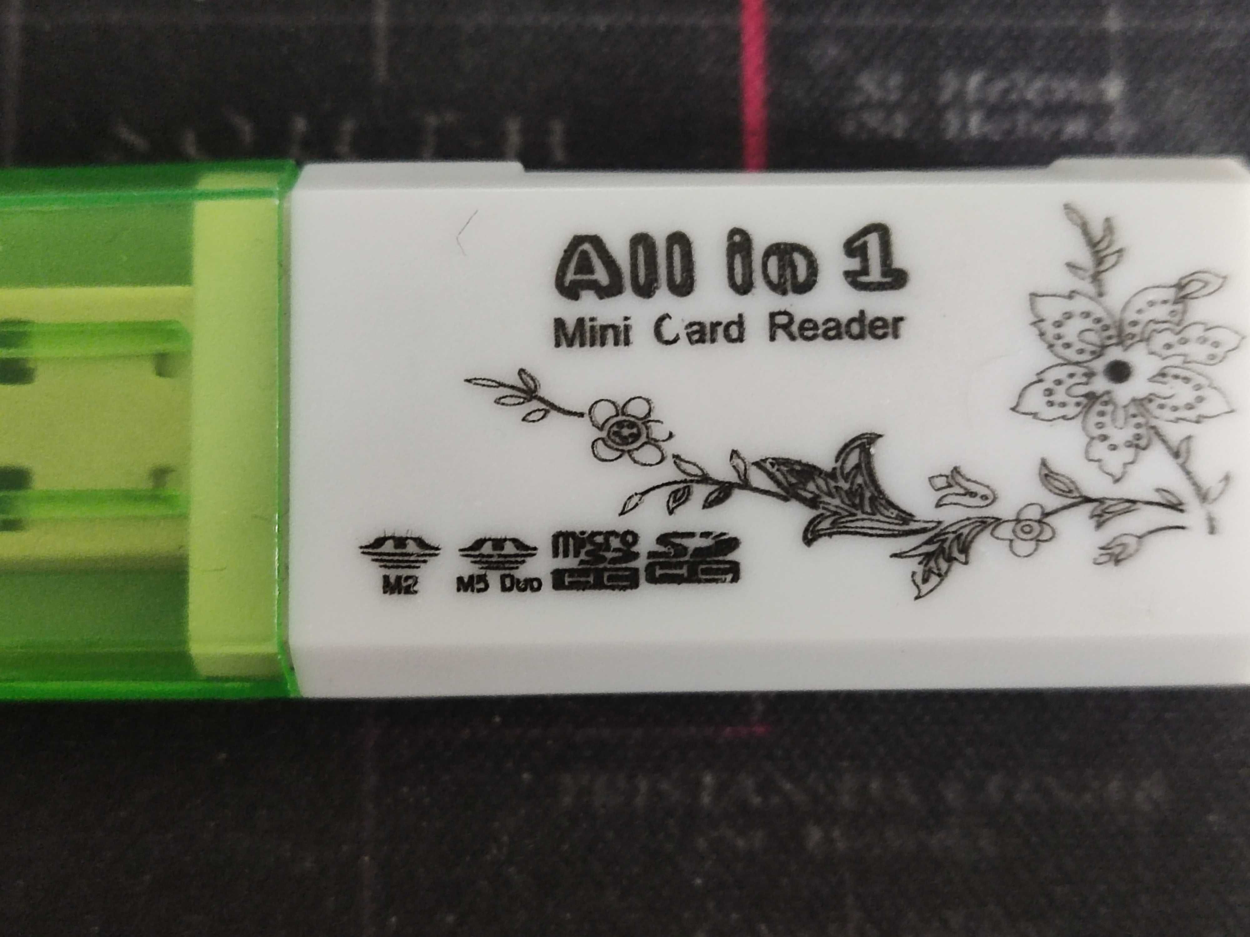 Кардрідер Card reader 4 в 1 SD microSD M2 M5 duo