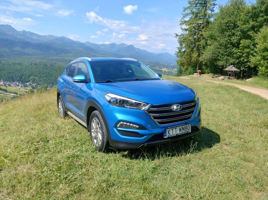 Hyundai Tucson AWD grzane fotele skóra 2.0 benzyna 2017 rok