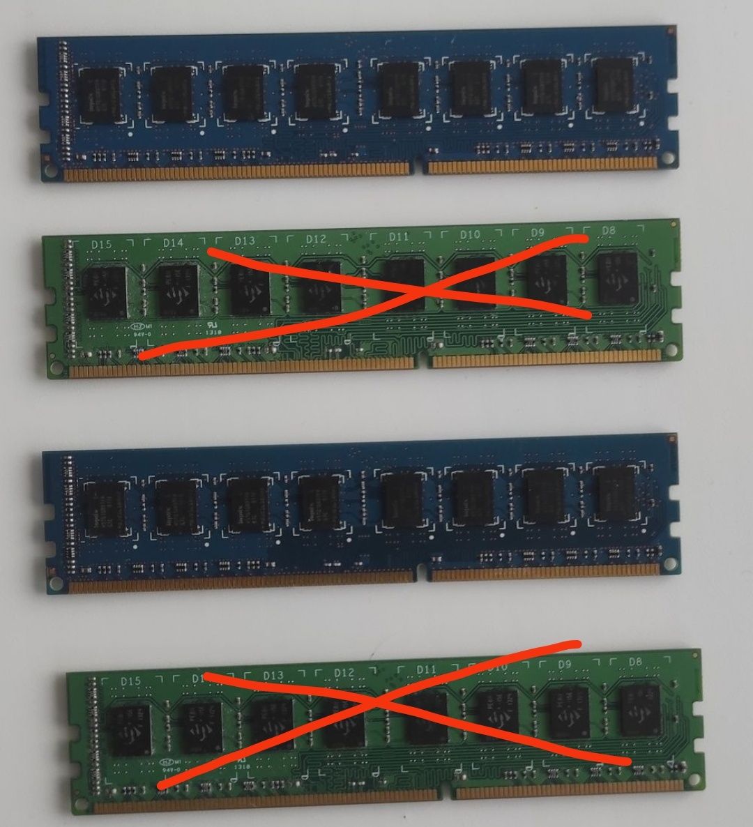 Оперативна пам'ять ddr3 2гб + 2 гб