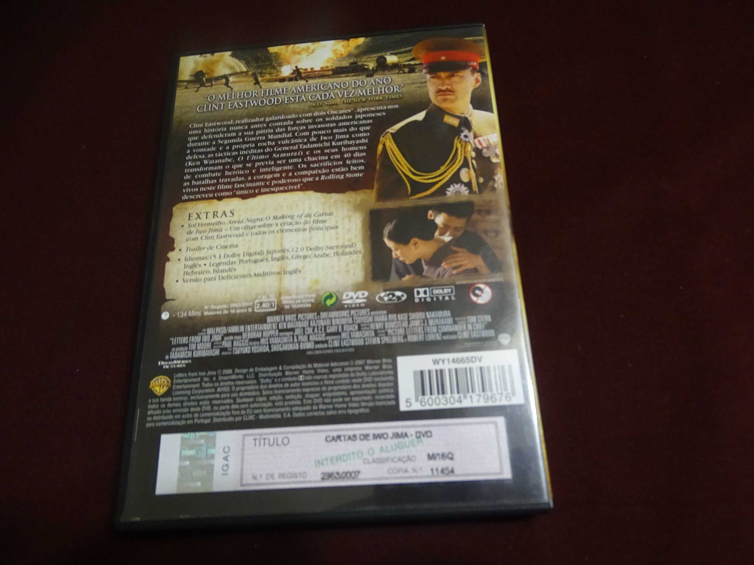 DVD-Cartas de Iwo Jima-Clint Eastwood