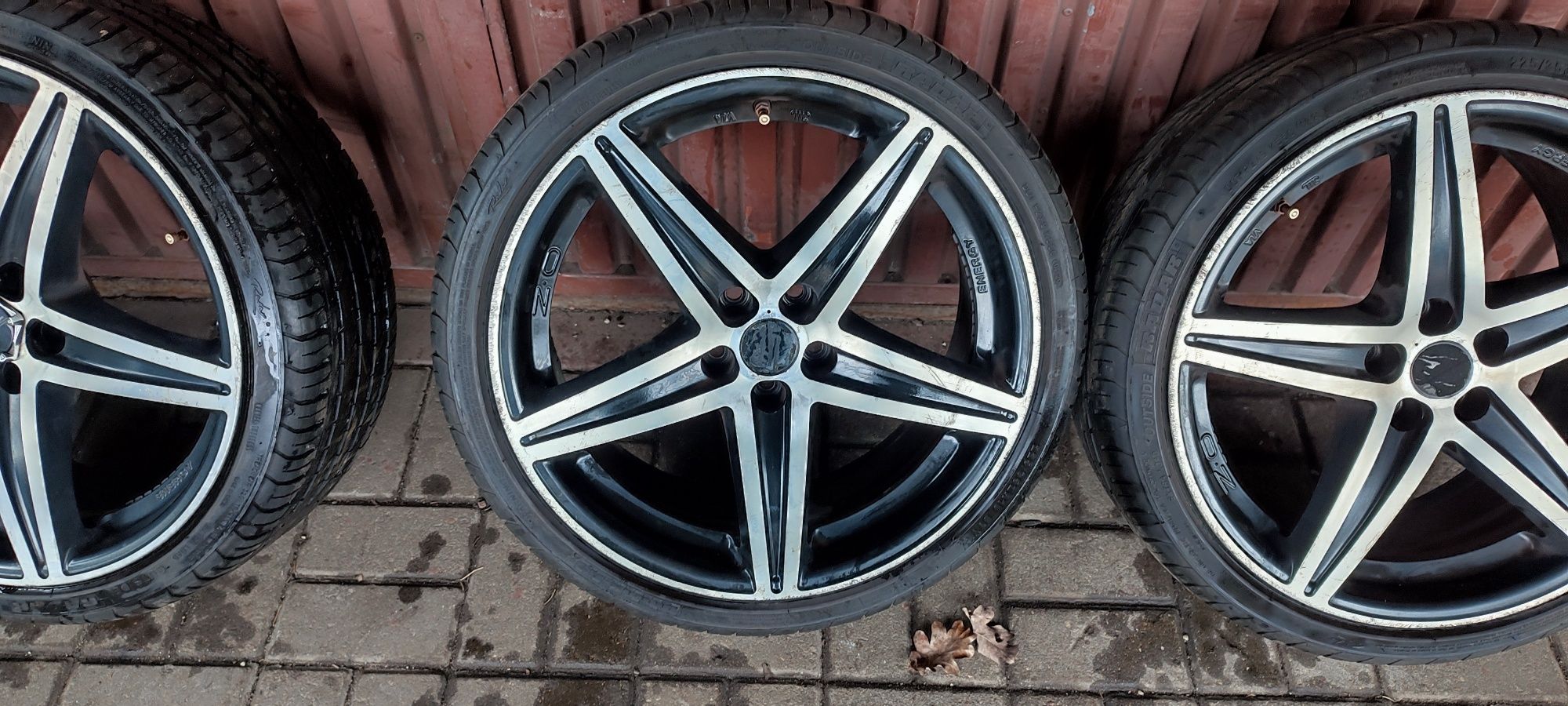 Koła alufelgi O.Z. 18" 5x100 225/35/18 lato 20r 7mm 8J ET385 bicolor