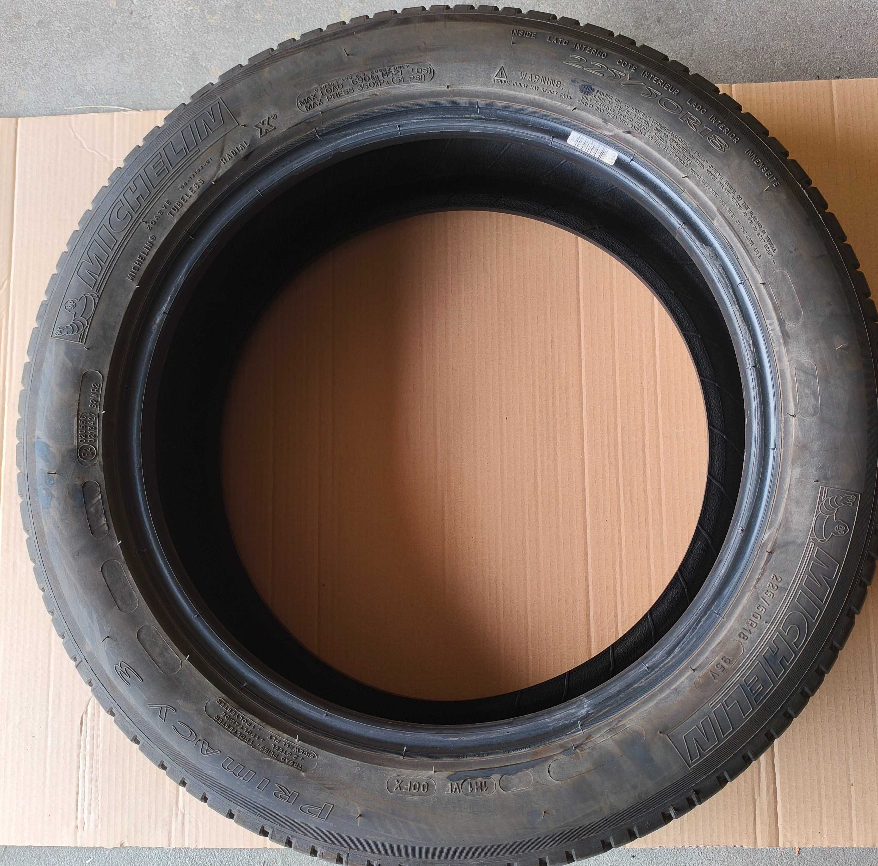 Opony Michelin Primacy3, 17/2023, 225/50 R18