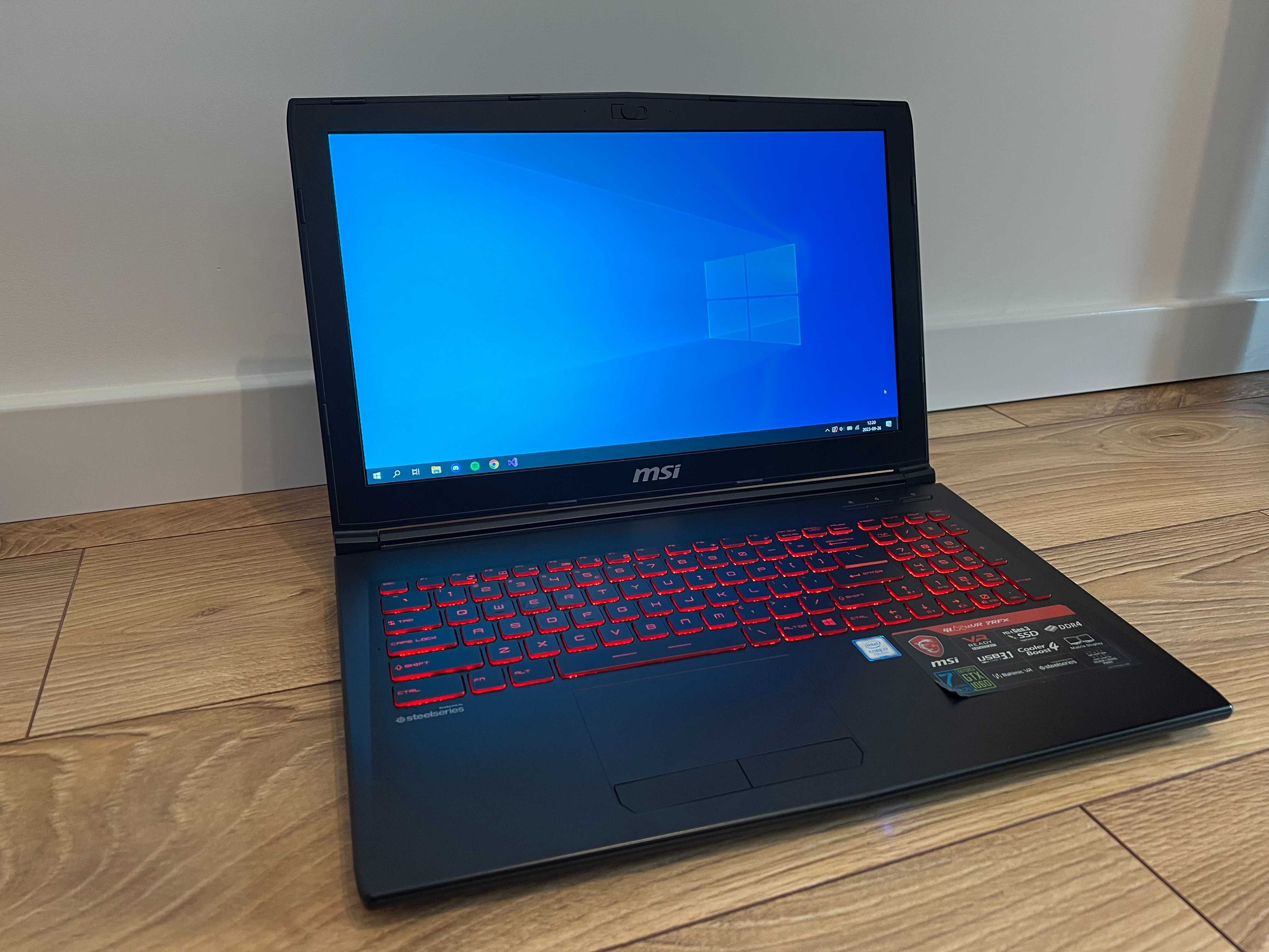 MSI GL62 | Laptop gamingowy | 15 cali | i7 | GTX 1060