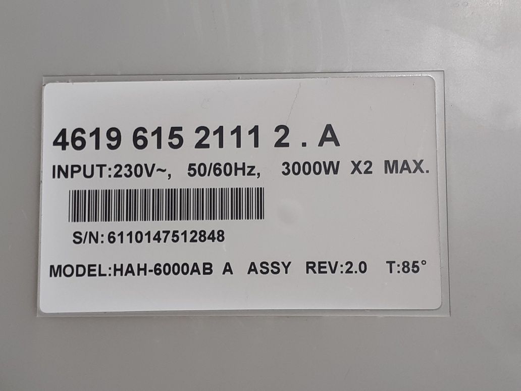 Peças Placa indução HAH-6000AB