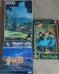 Nowe puzzle 3 paczki (Trefl, Multimedialne oraz Fame Puzzles)