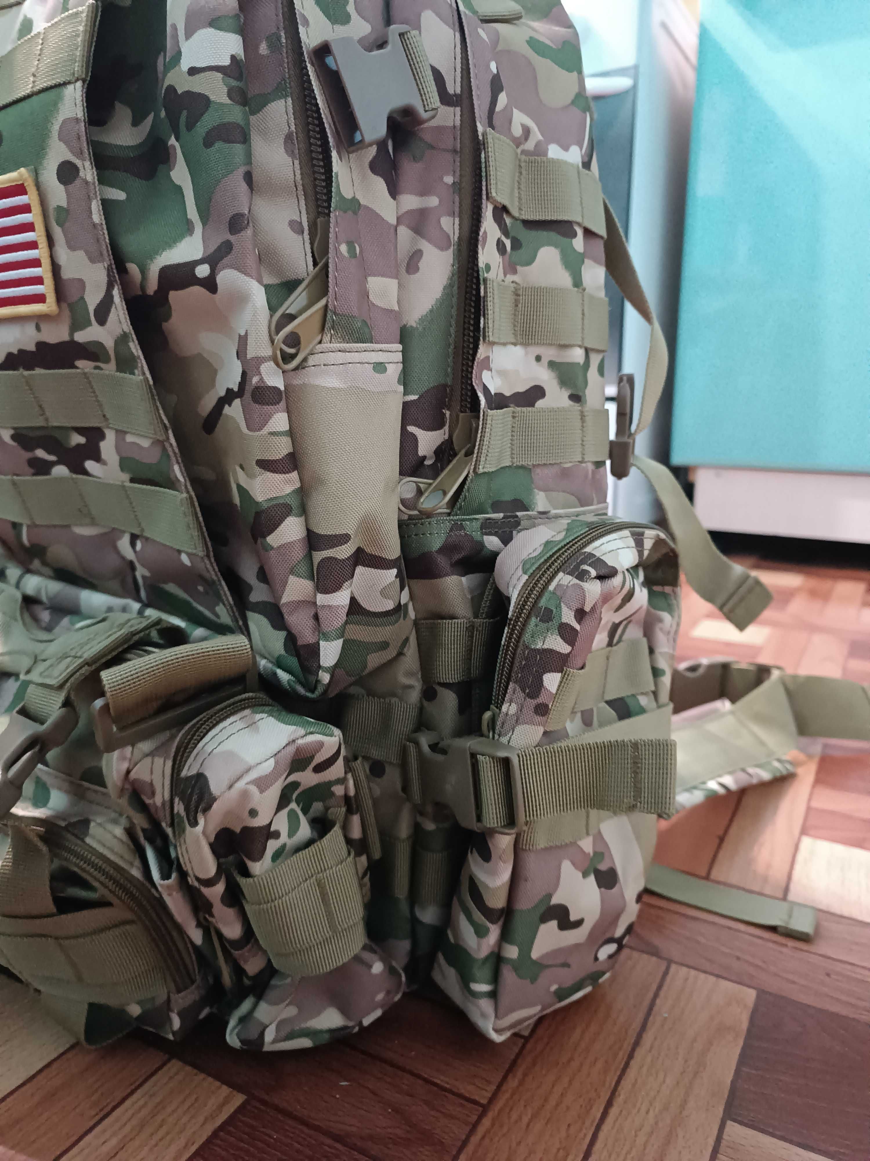 Рюкзак Військовий мультикам з підсумками