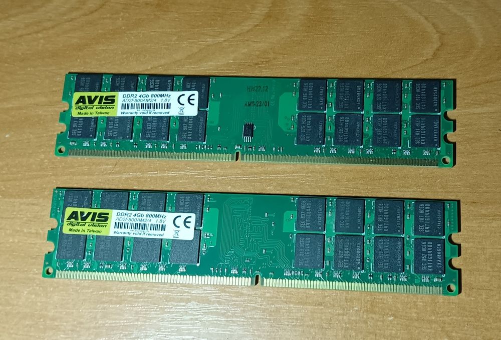 Оперативна пам'ять Avis DDR2-800 4Gbх2 для AMD систем