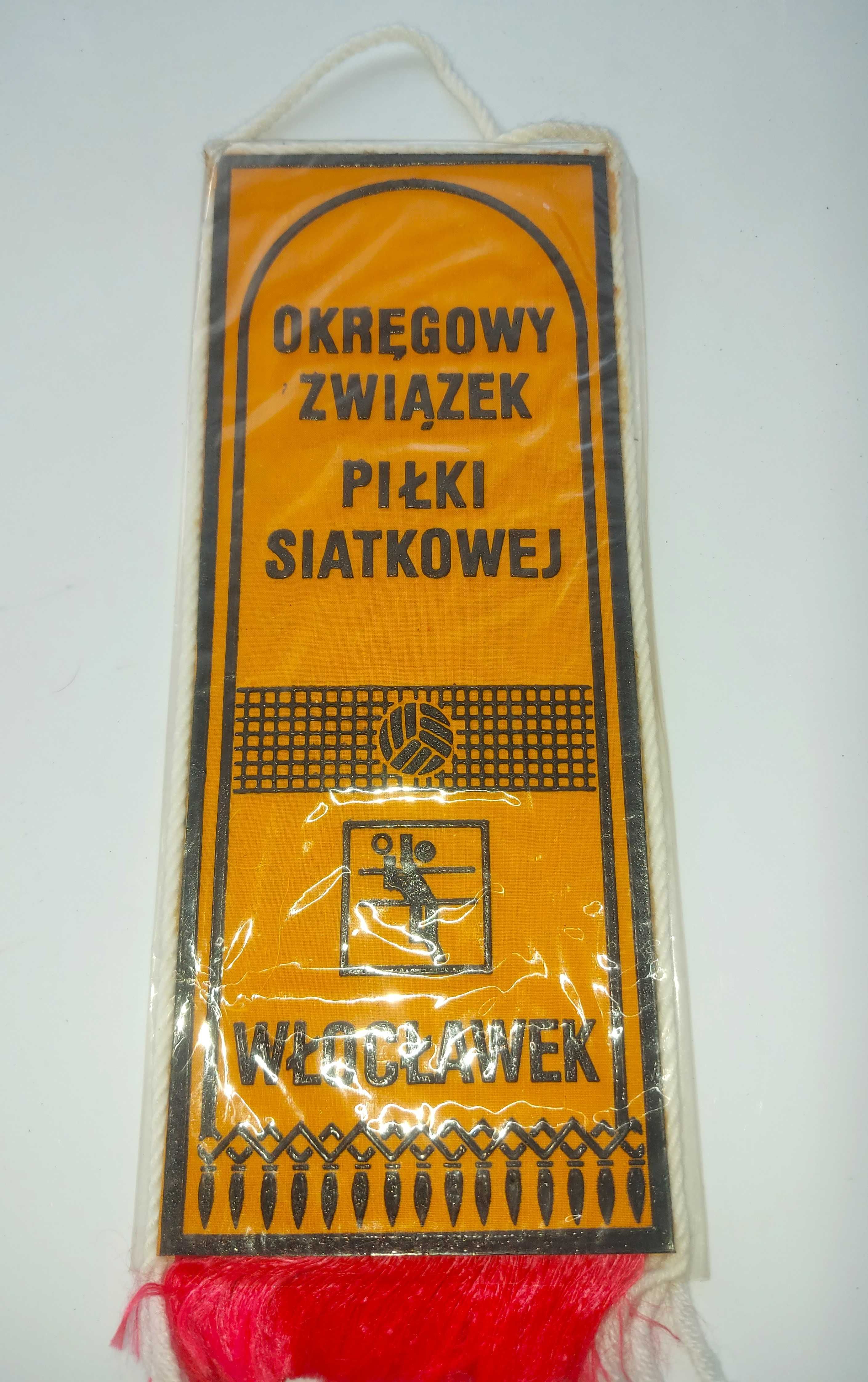 Proporczyk Siatkówka Włocławek Herb Okręgowy Związek Piłki Siatkowej
