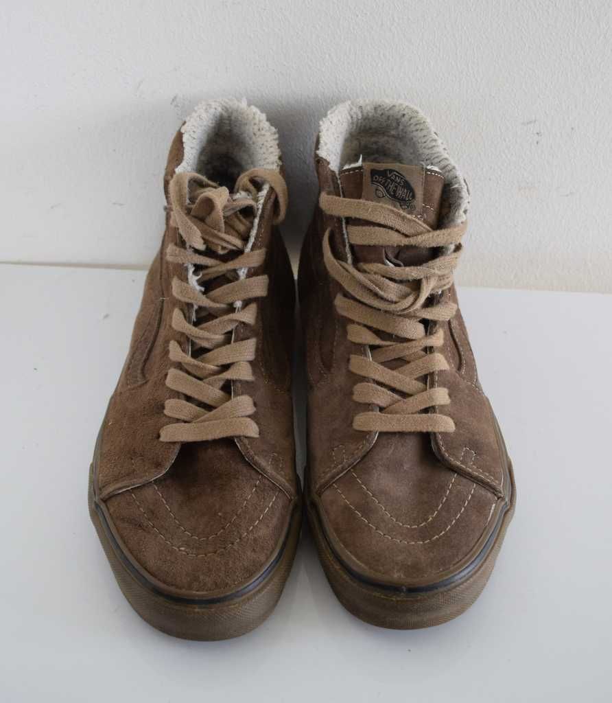 Vans buty trampki brązowe wysokie 40 usmen 7,5