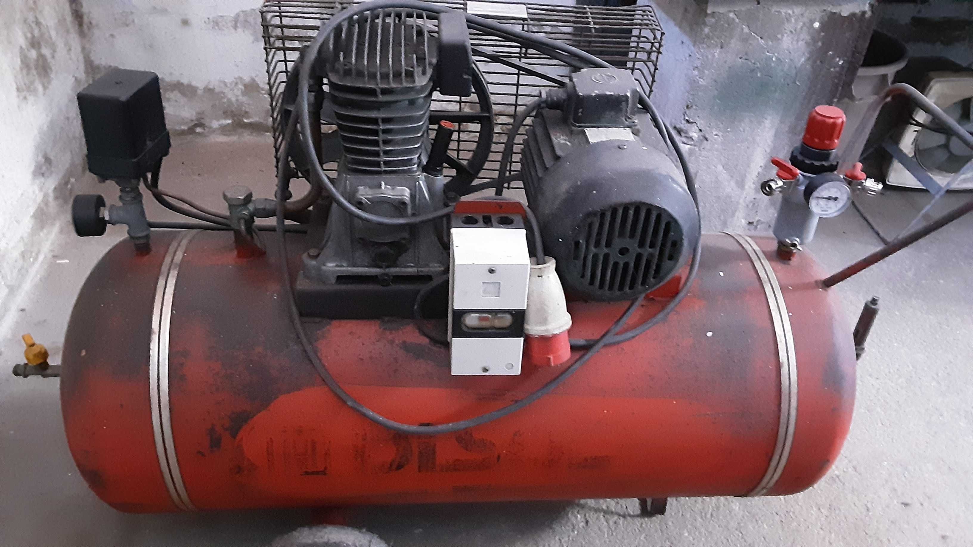Compressor Rubete 100 litros motor monofásico