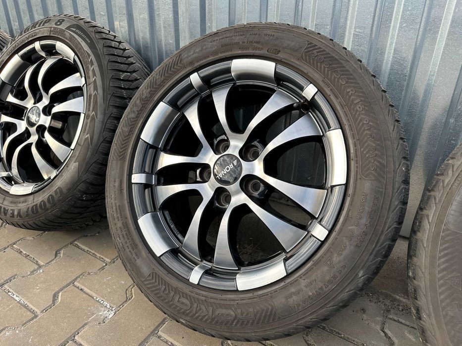 Диски Ronal 5/112 R16 7J ET40 + 205/55R16 Goodyear Nokian