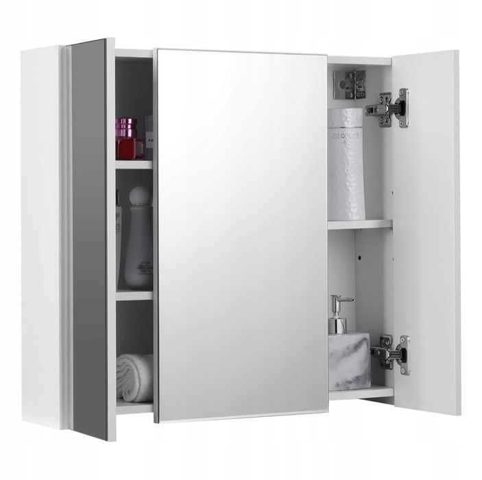 VASAGLE szafka łazienkowa z lustrem 60cm M