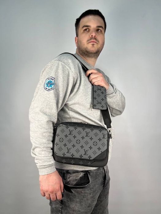 Сумка через плече 3в1 / Мужская сумка Louis Vuitton