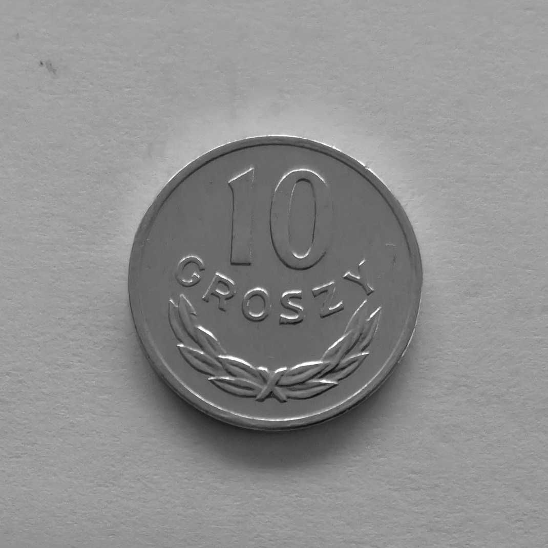 Moneta PRL 10 groszy 1979r.Al.Stan okołomenniczy.