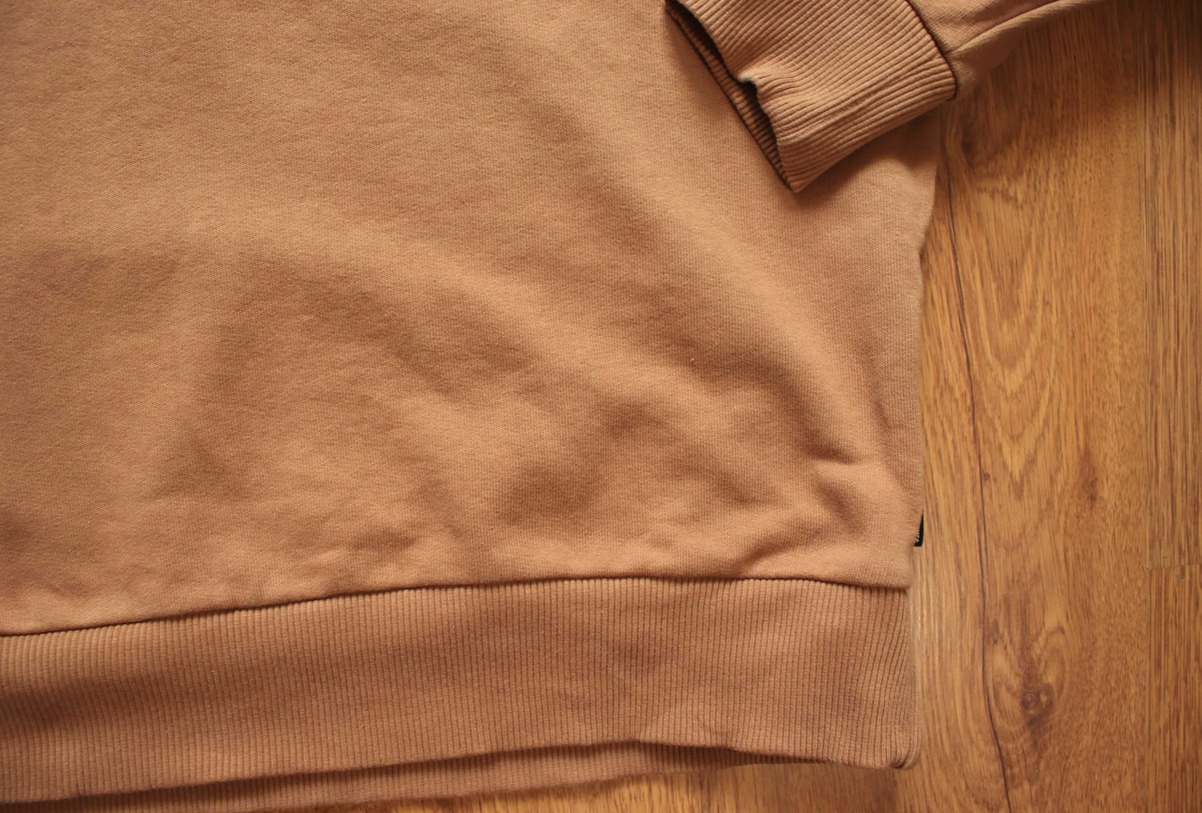 Bluza Jack and Jones r. S beżowa męska dł rękaw bez kaptura bawełniana