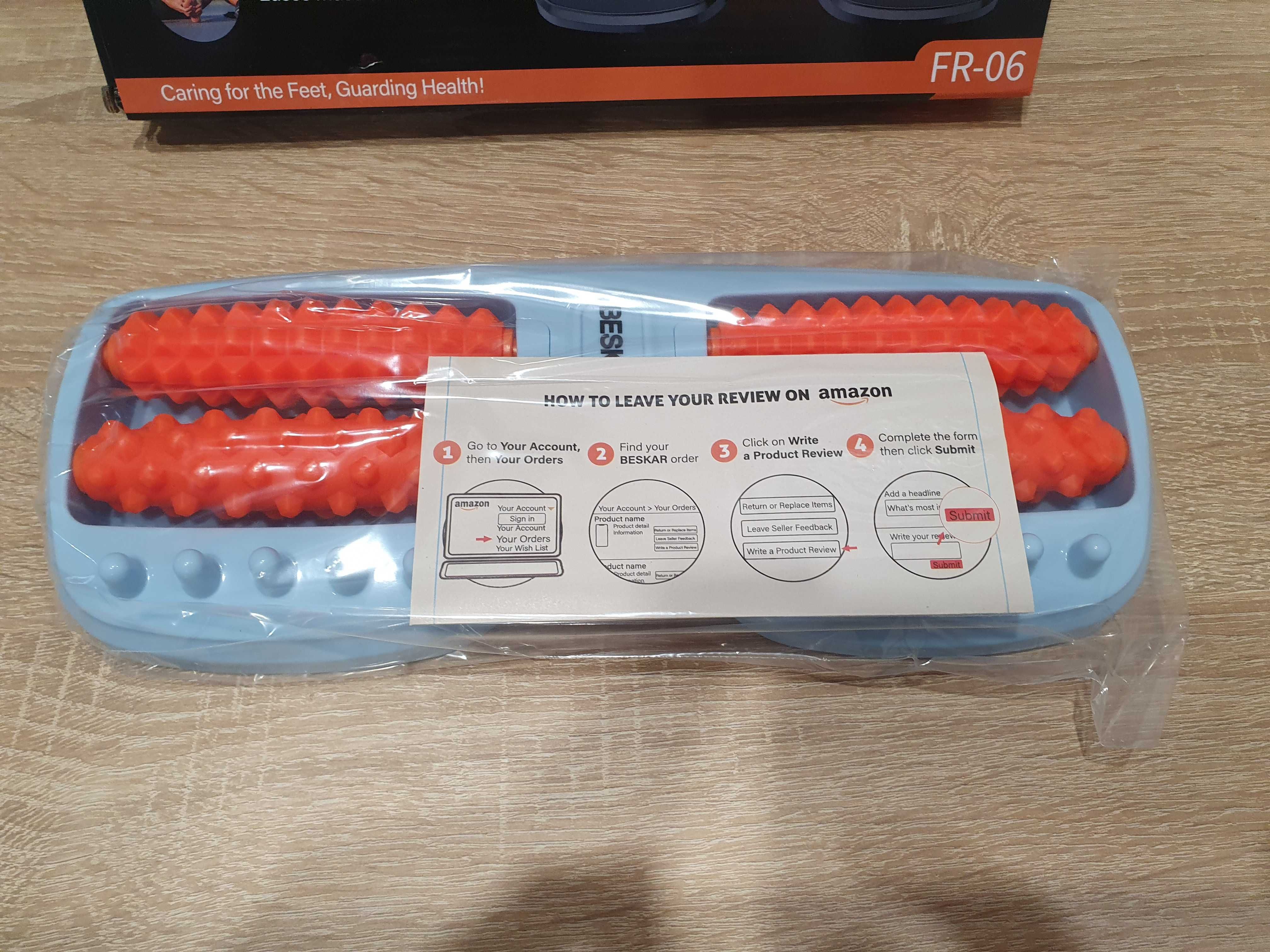 BESKAR Roller FR-06 Masażer Stóp Fasciitis Podeszwowy Relaks Mięśni