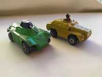 2 Blindados Matchbox Rolamatics nº28 e nº73 "Stoat" e "Weasel"  (1973)