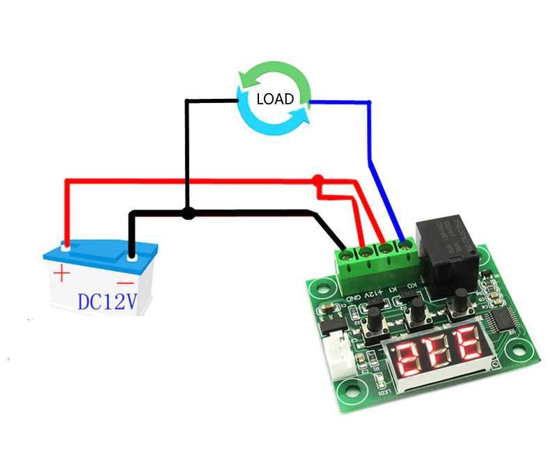 DC5V 12V 24V 220V przełącznik kontroli temperatury termometr regulator