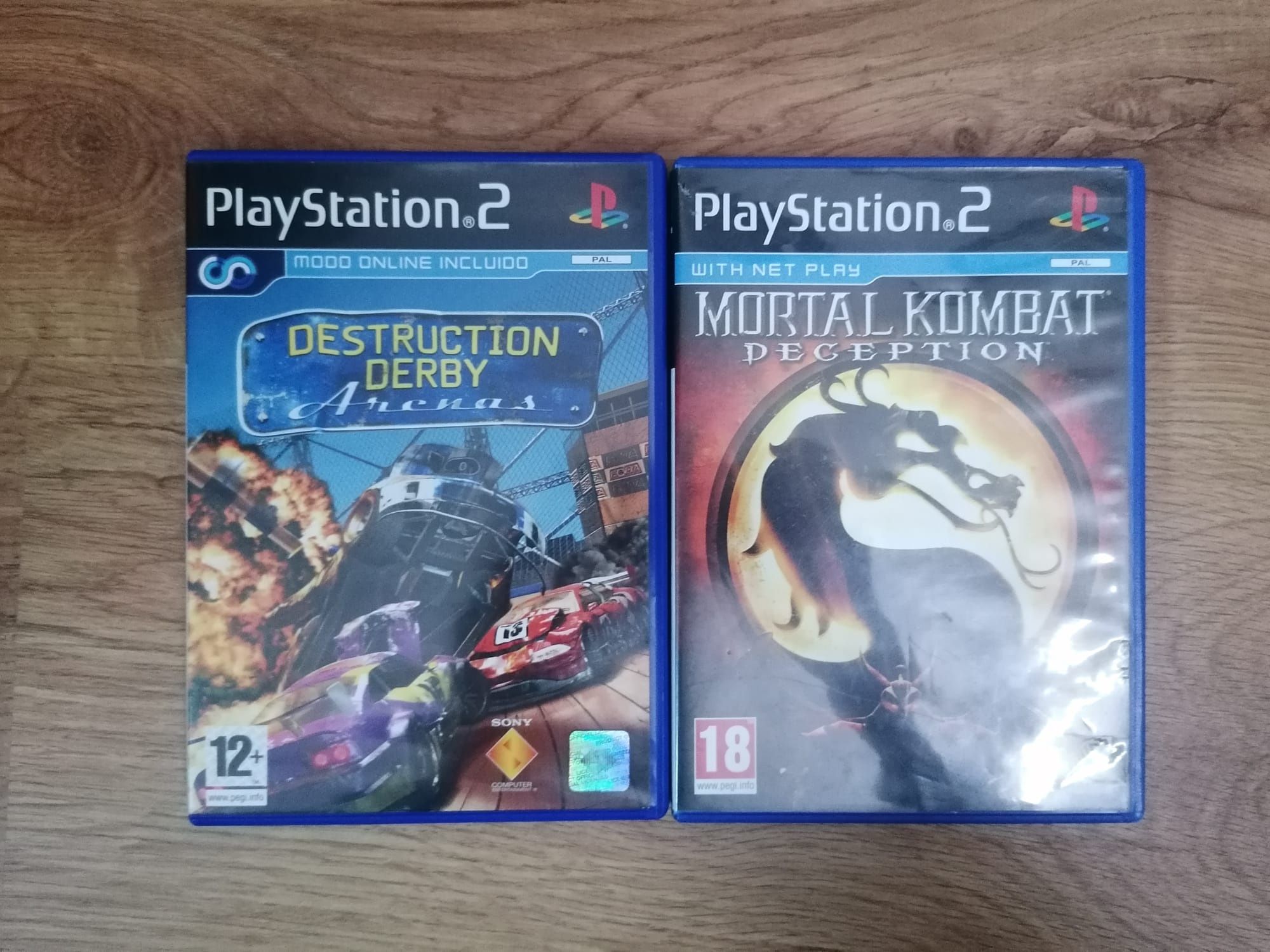 PS2 - Mortal kombat Deception, Destruction Derby Arenas