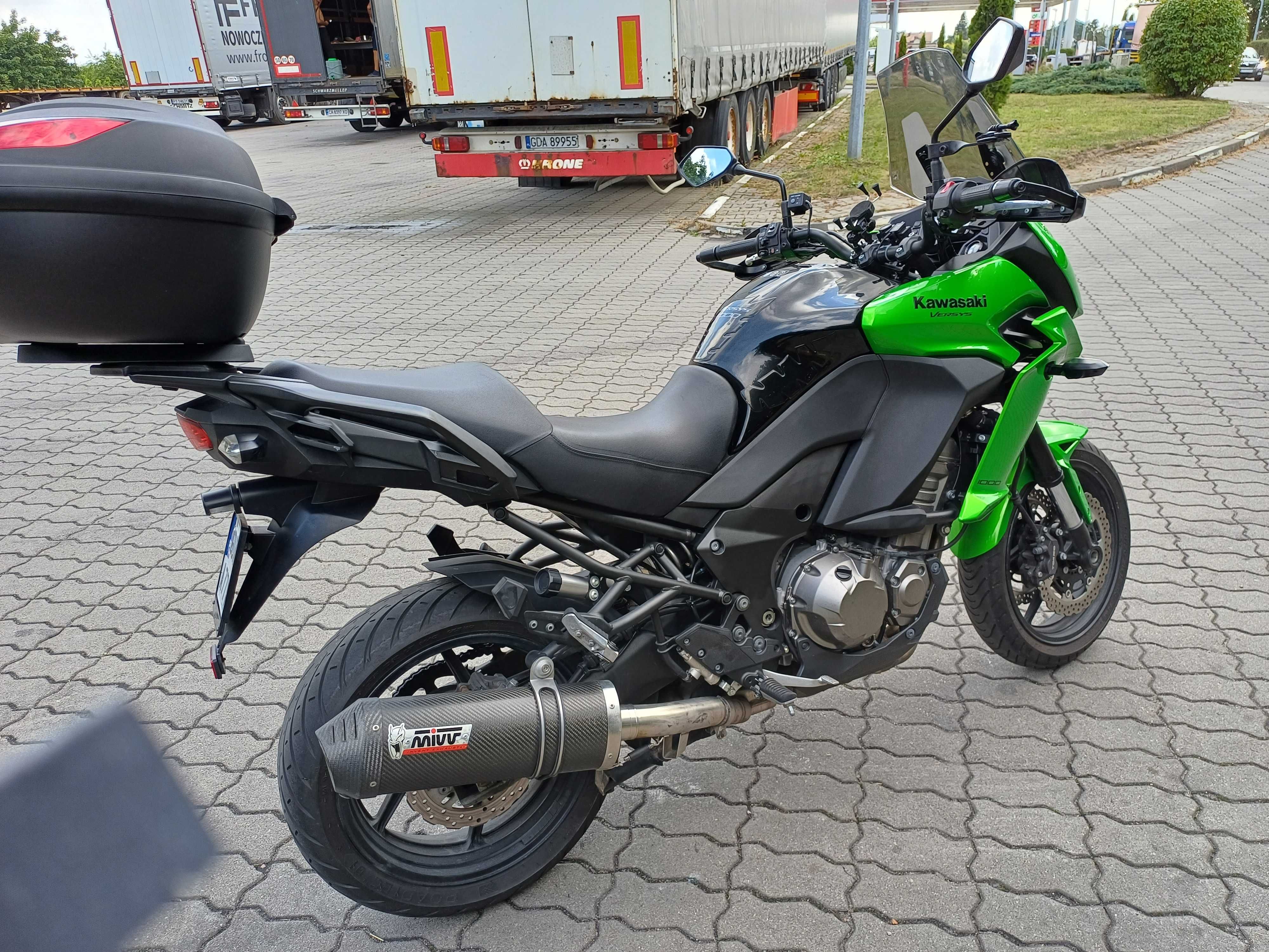 Kawasaki Versys 1000 bezwypadkowy2016r,ABS,KTRC,kufry