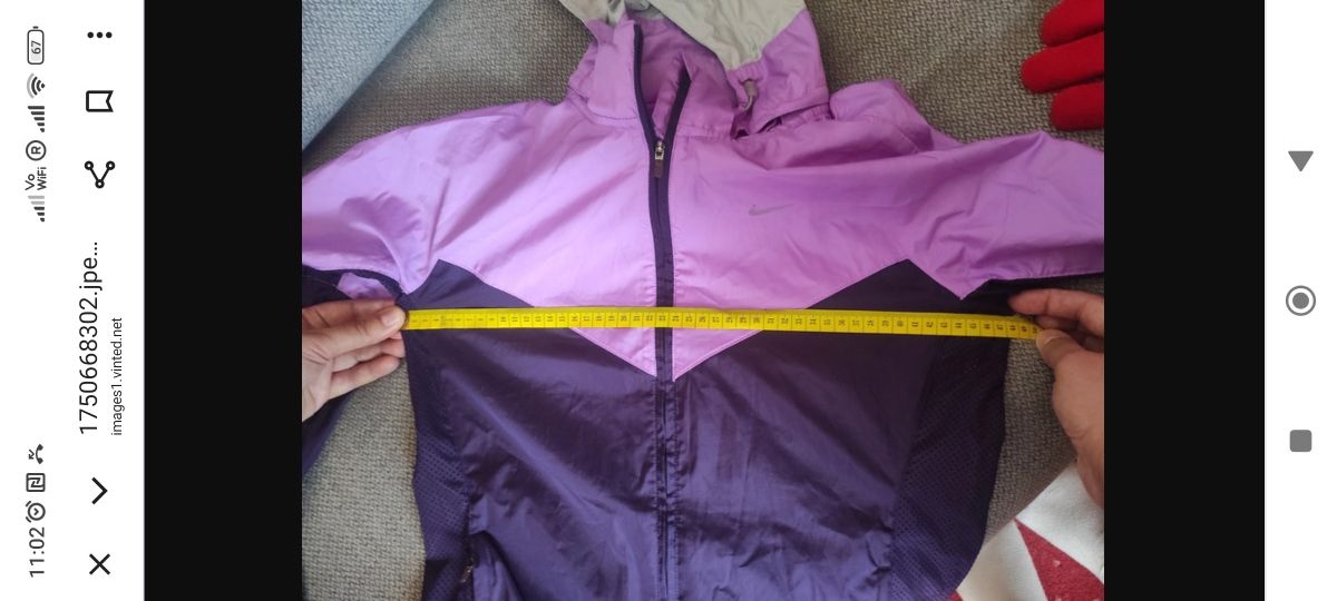 Kurtka wiatrówka Nike