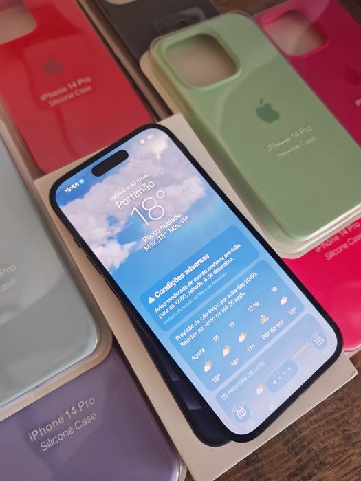 iPhone 14 Pro 6.1" 128GB Preto Bom estadoAceito Retomas