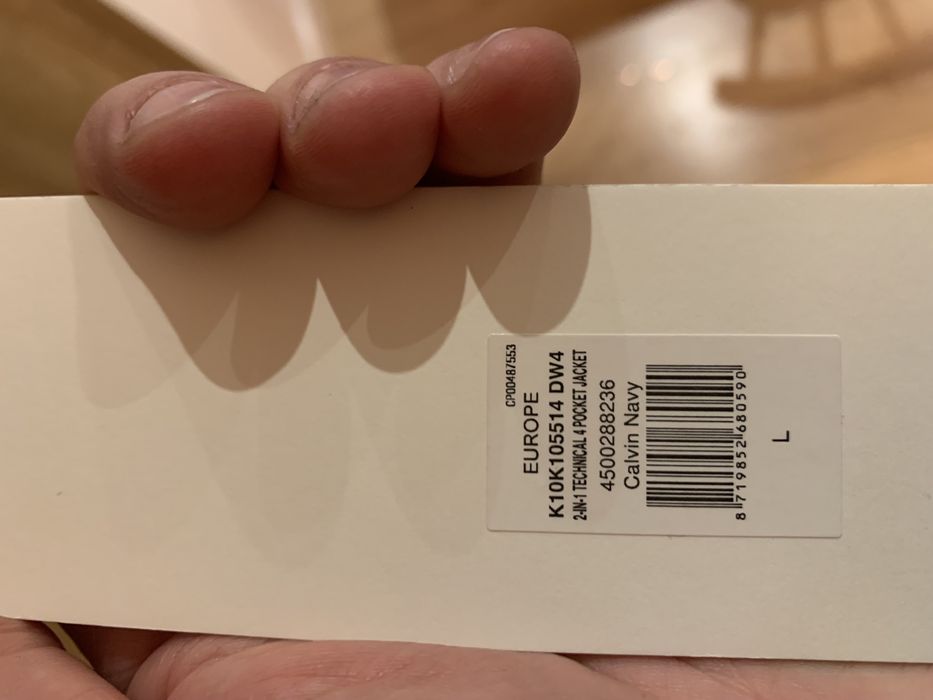 2 kurtki Calvin Klein mozliwe połączenie nowa