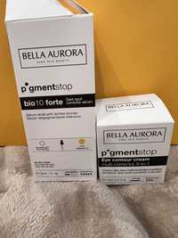 Bella aurora serum pigment stop bio forte i krem pod oczy contour