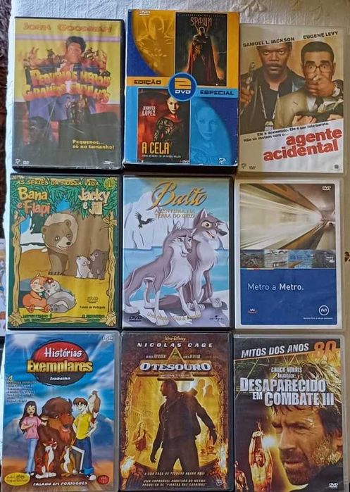 Lote de filmes em ótimo estado (Alguns ainda selados) - NOVOS