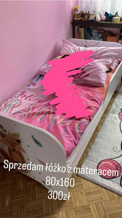 Lóżko dziecięce z materacem 160x80